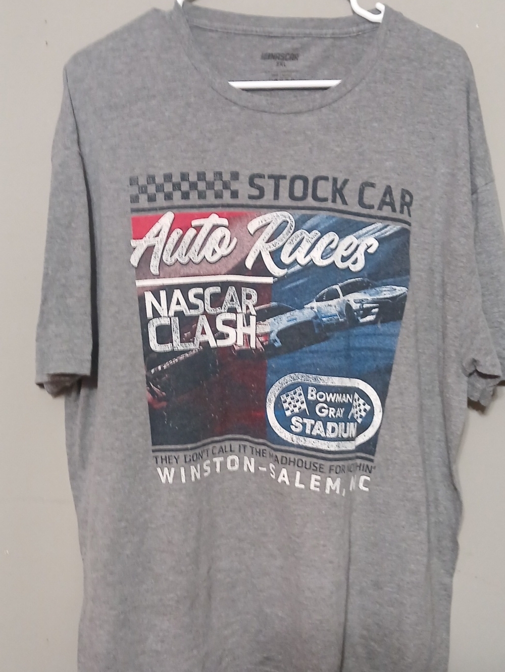 Mens 2xl   NASCAR Clash Bowman Gray Stadium Tee